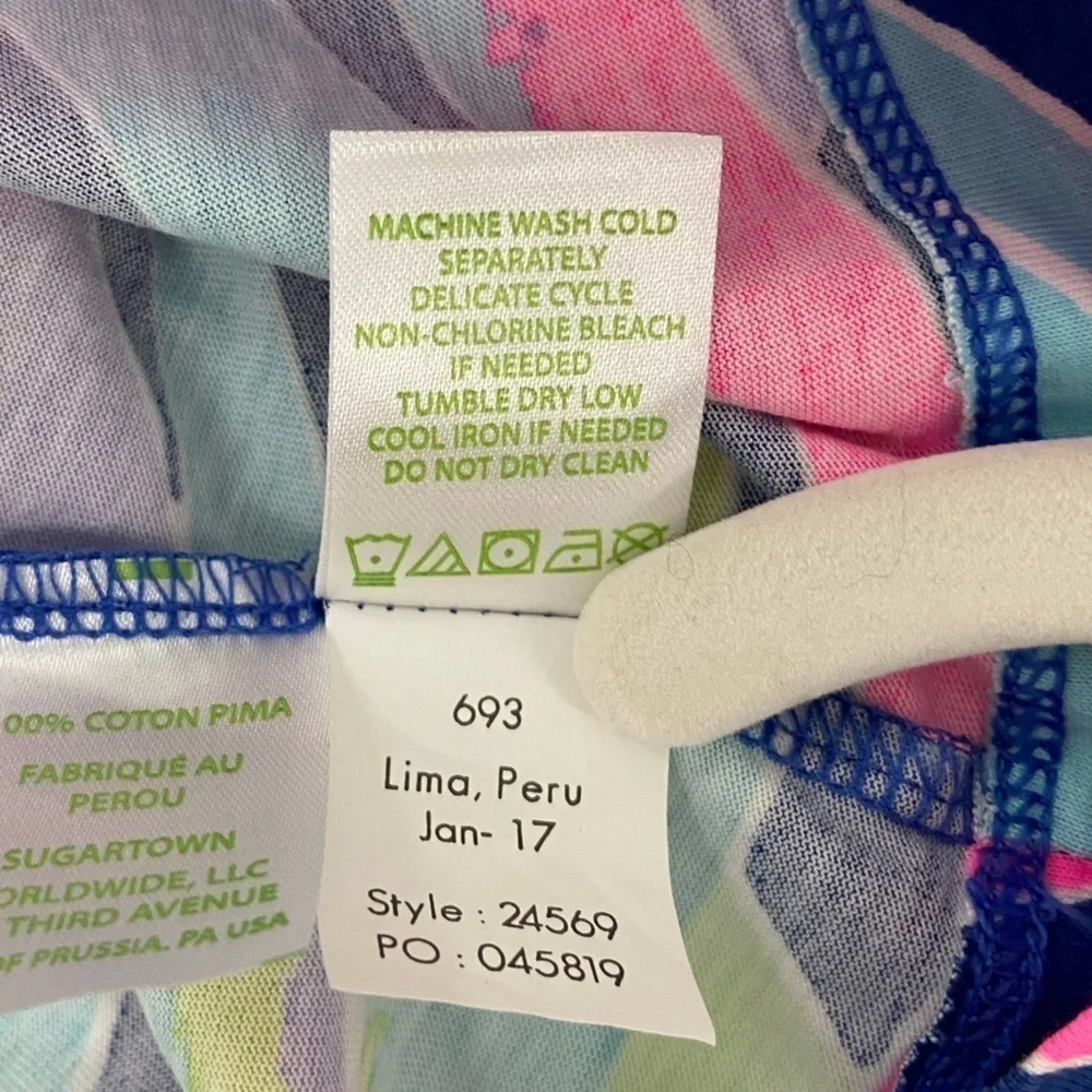 LILLY PULITZER SUGARTOWN Women's Dress Sz S Psychedelic Hippie 70’s Retro Y2K - Picture 9 of 9